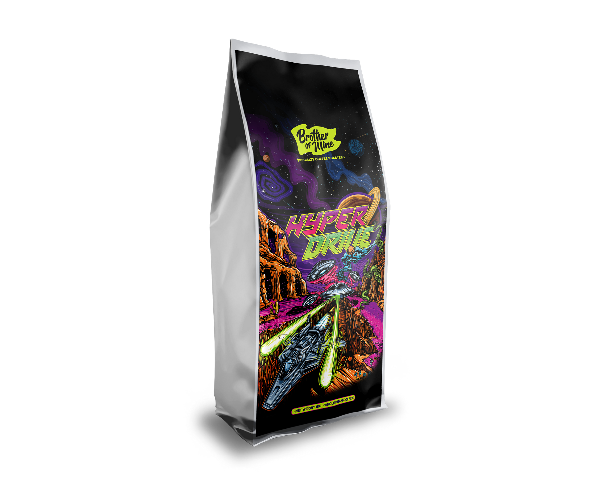 Hyperdrive 1kg coffee bag front