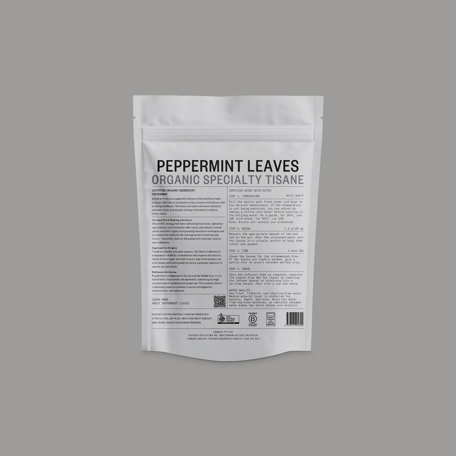Peppermint loose leaf tea 200g by Brother of Mine - image 2
