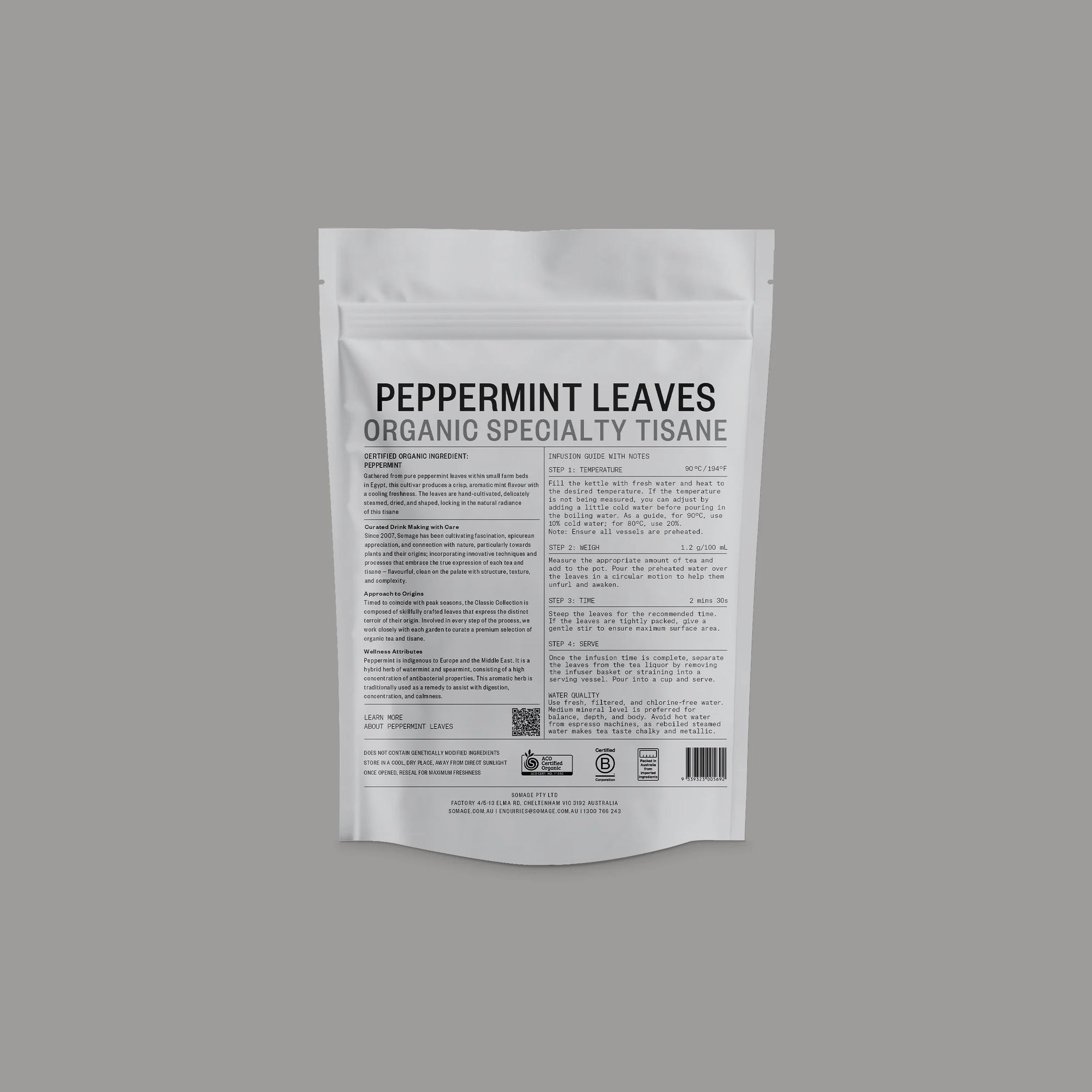 Peppermint loose leaf tea 200g by Brother of Mine - image 2