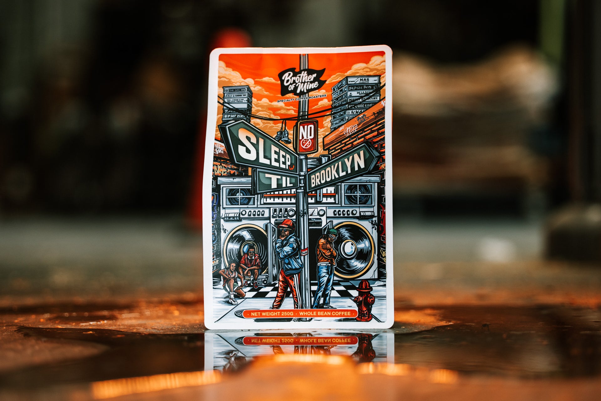 no sleep till brooklyn blend 250g bag with refection