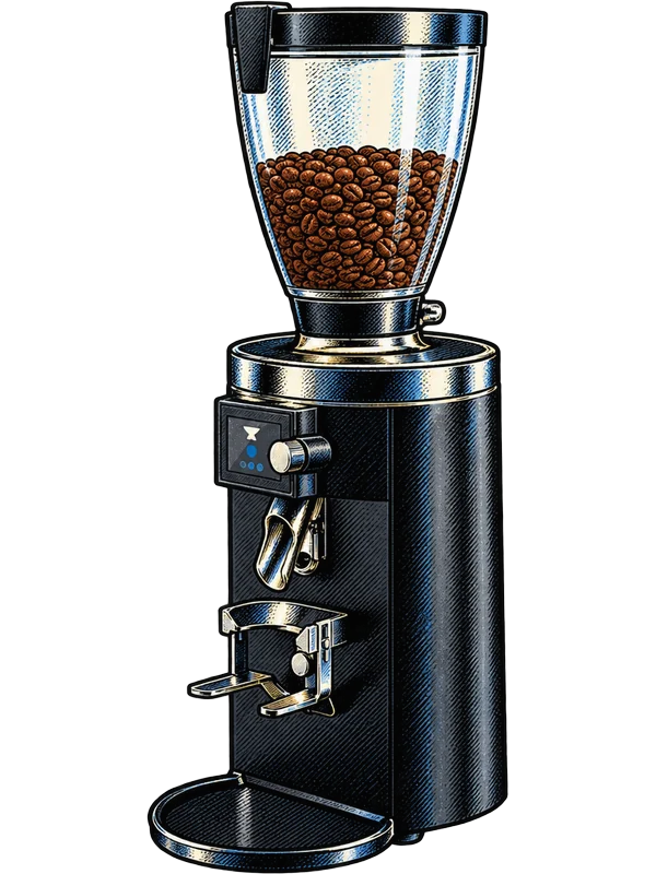 Illustration of the Mahlkönig E65S grinder
